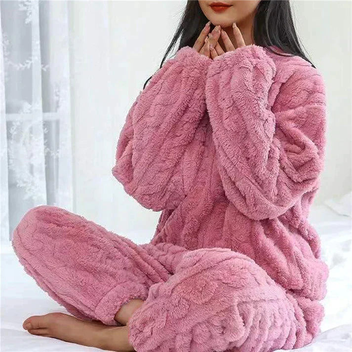 Alyssa - Dames fleece pyjamaset