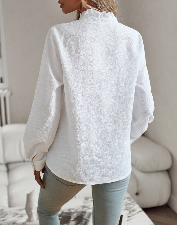 Laura™ | Luxe trepen blouse