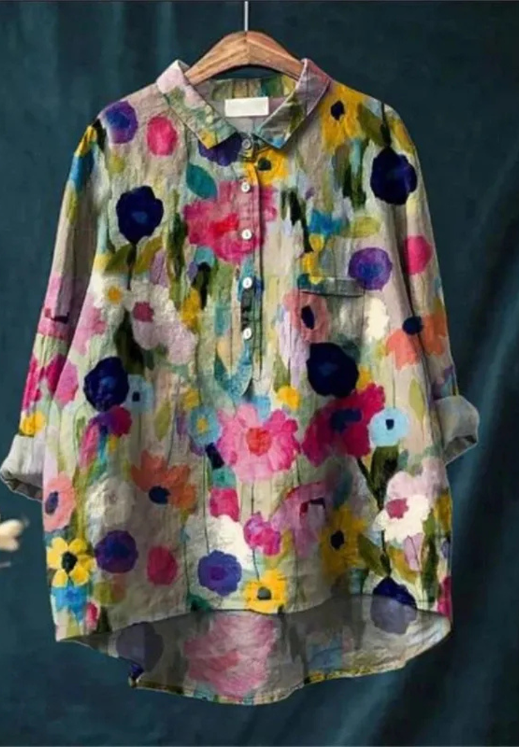 Laluna® | Klassieke Bloemenblouses