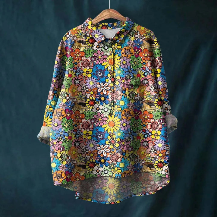 Laluna® | Klassieke Bloemenblouses