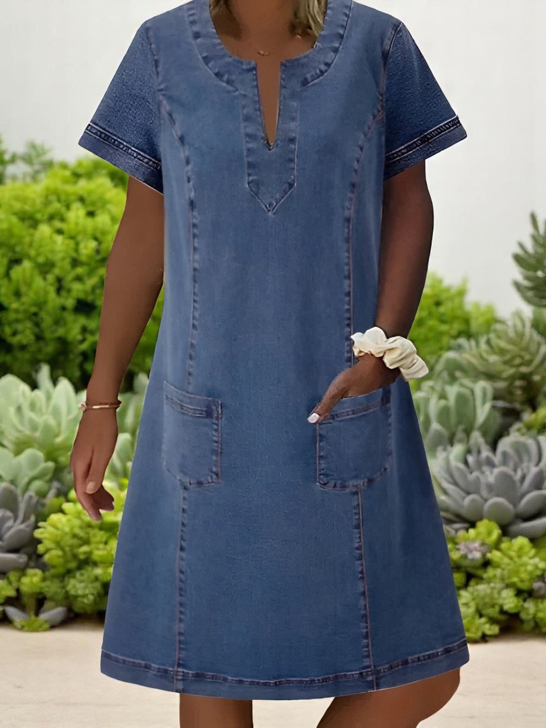 Georgia™ – Soft Denim Dress