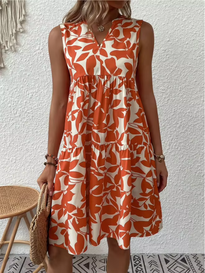 Zomerbries | Jurk met bloemenprint