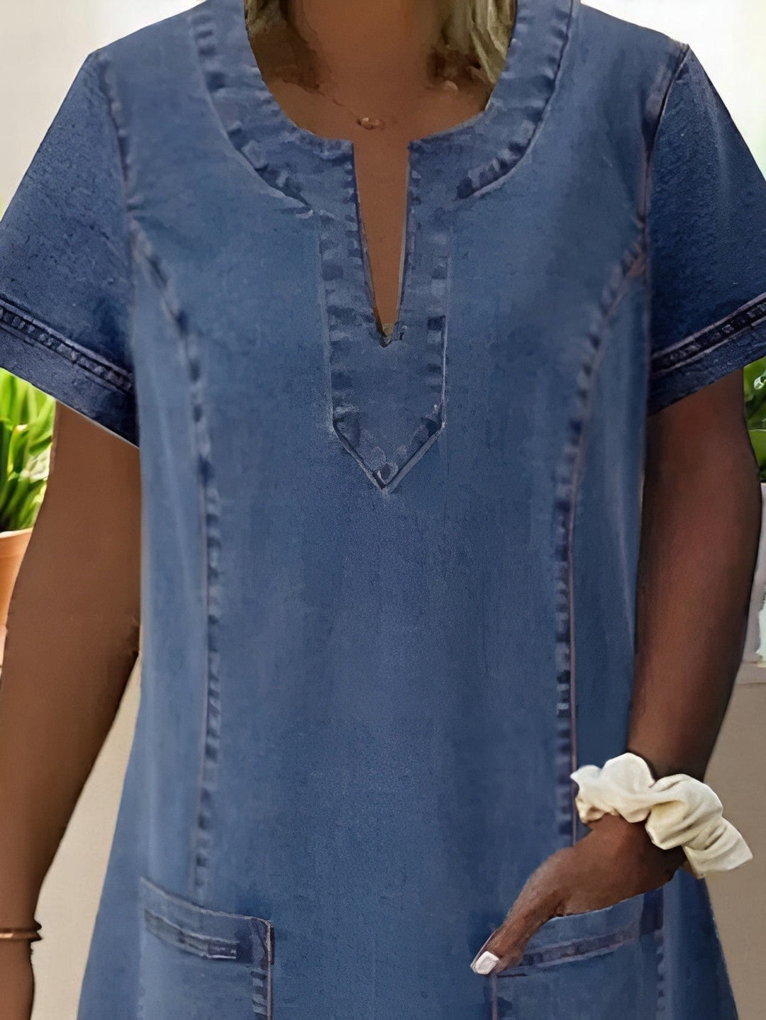 Georgia™ – Soft Denim Dress