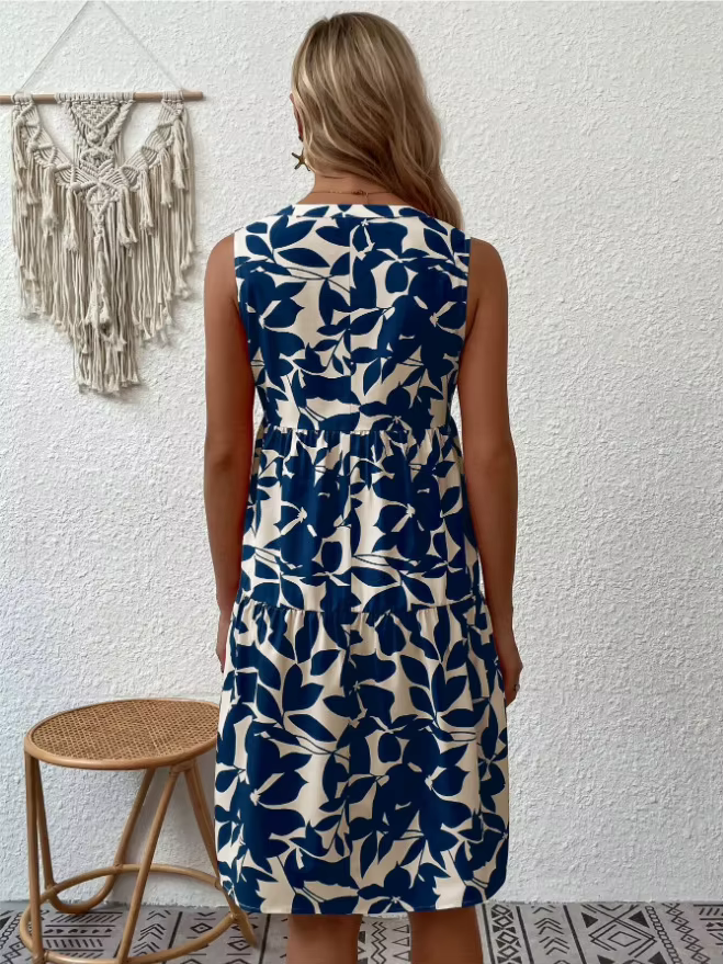 Zomerbries | Jurk met bloemenprint