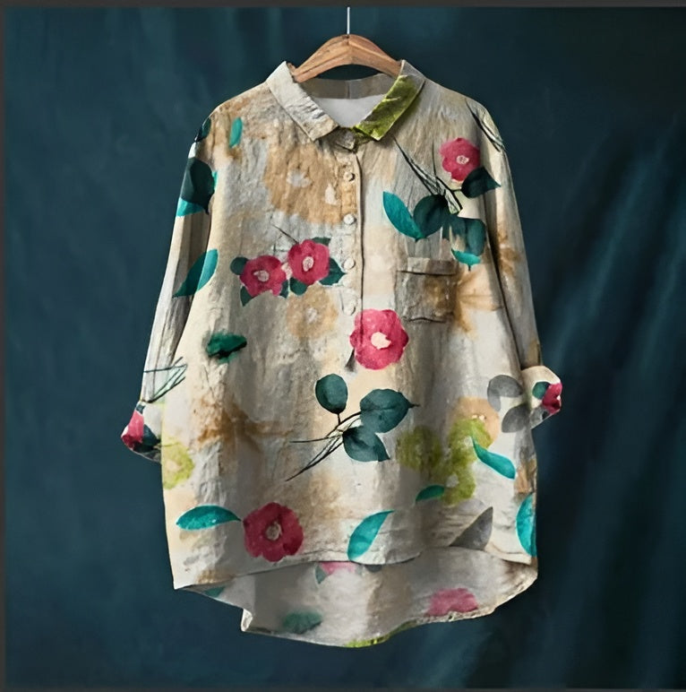 Laluna® | Klassieke Bloemenblouses