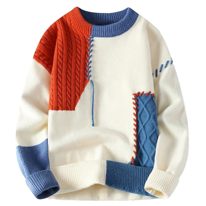 Mason - Stylish Patchwork Sweater