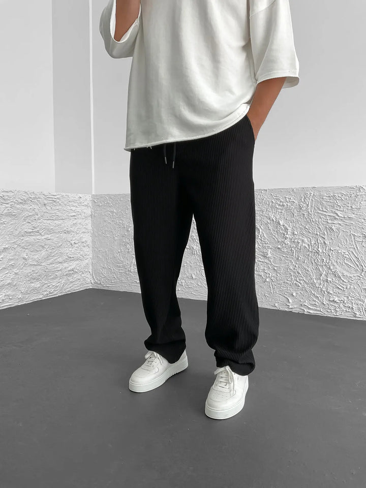 Comfortable Knit Relaxed Trousers
