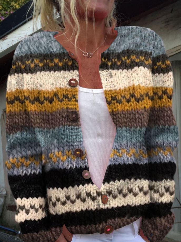 Iris | Vest met print