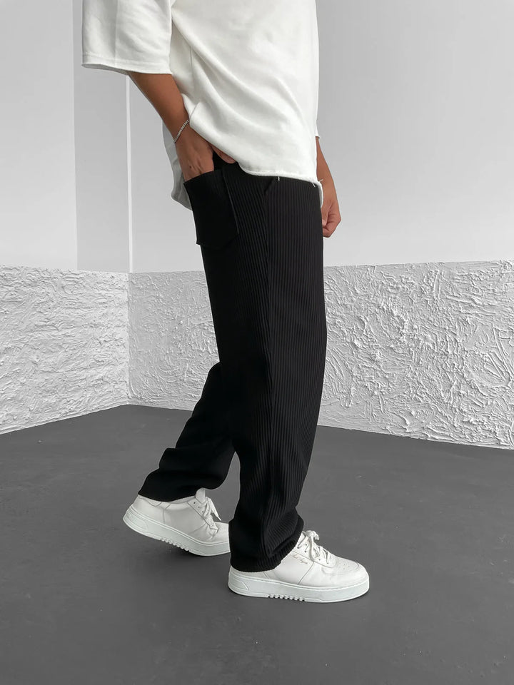 Comfortable Knit Relaxed Trousers