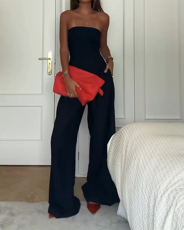 Aurélie™ | Elegante Off-Shoulder Jumpsuit