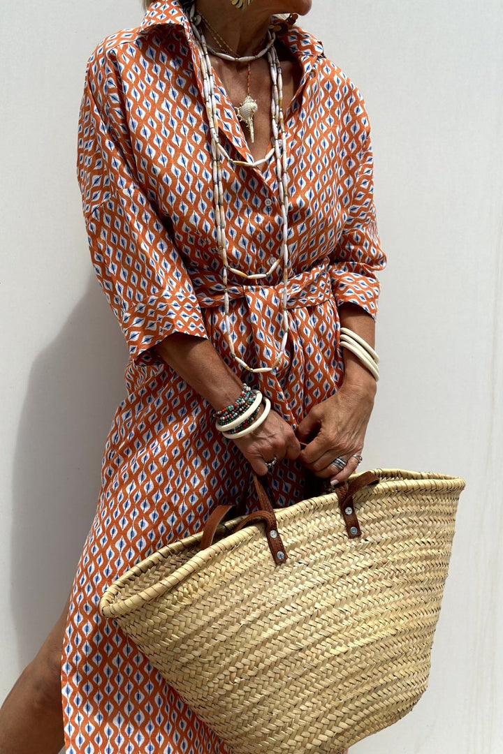 Amber | Gestreept overhemdjurk