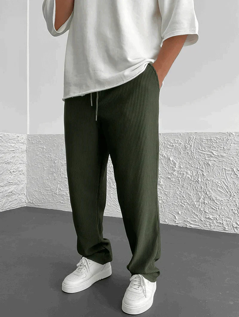 Comfortable Knit Relaxed Trousers