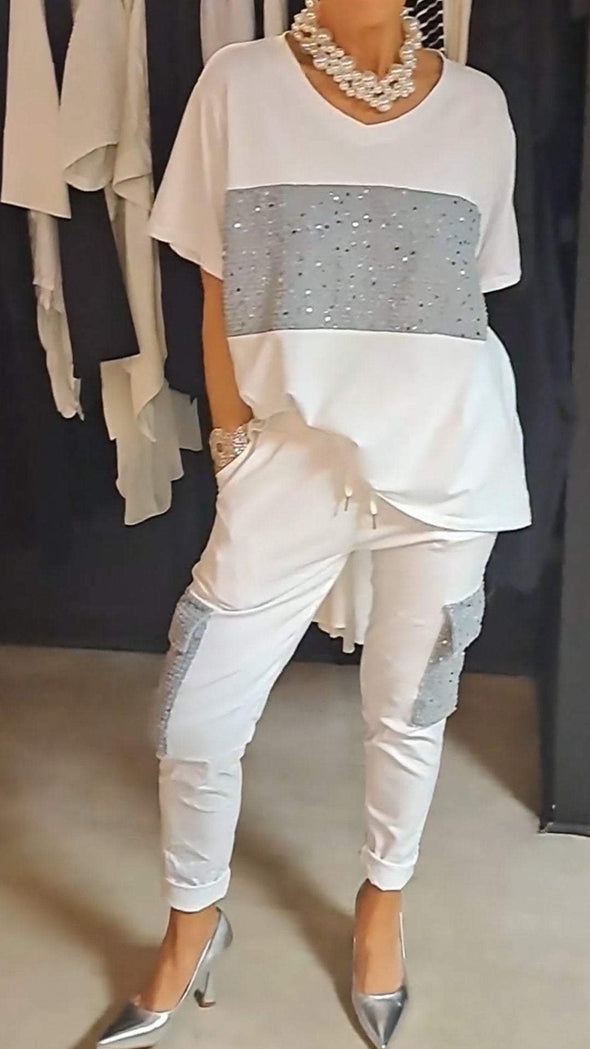 Ensemble met top en broek