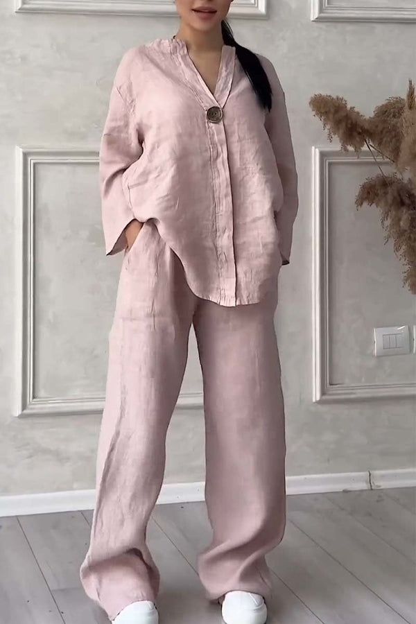 Linnen Katoen Combi | Tweedelige set