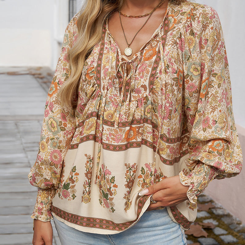 Lina | Elegante Bohemian Blouse