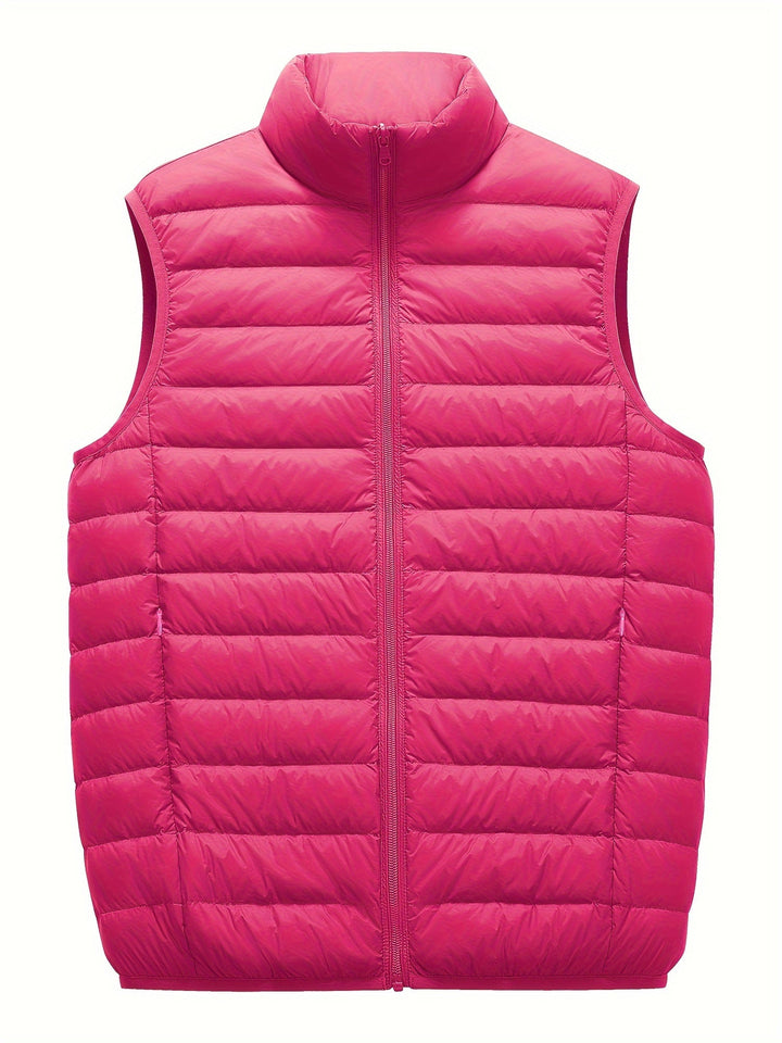 Lena™ | New waterproof vest with white down